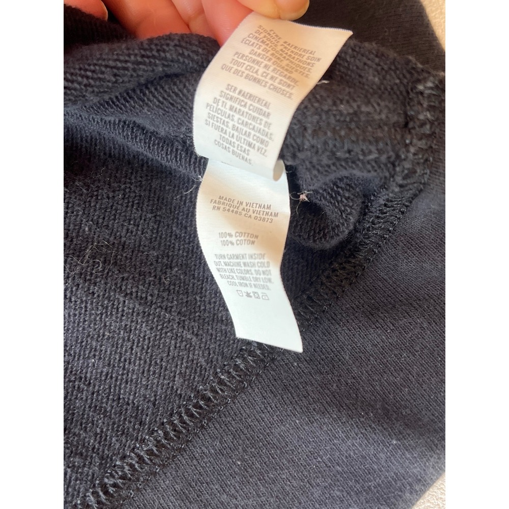 Aerie Black Cotton Shacket Snap Button Pocket Jacket Women Medium closet staple - Picture 6 of 8